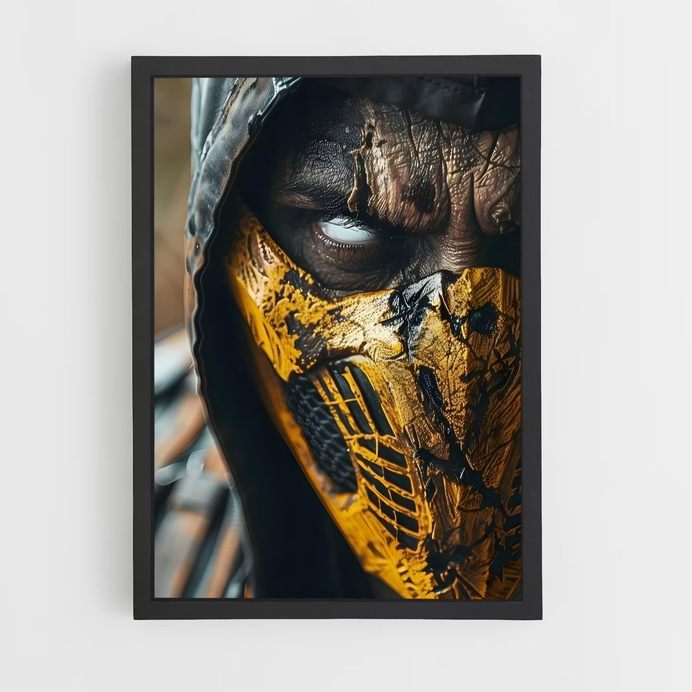 Poster Scorpion en Fureur – affiche Mortal kombat (vue 2)